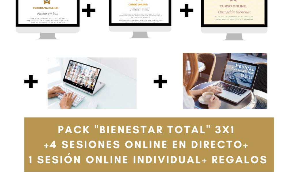 Pack “Bienestar total” 3×1 +Regalos